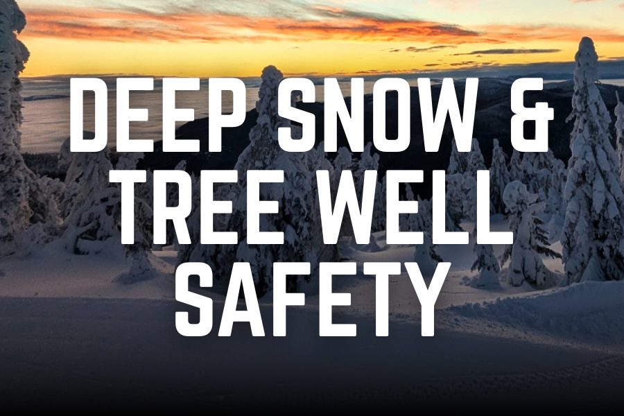 Deep snow and tree well safety information